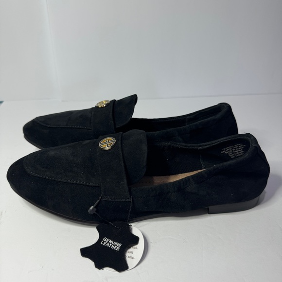 Giani Bernini Trinaa Ruched Slip-On Loafer Flats Women’s Black Suede Sz8M - Picture 6 of 12